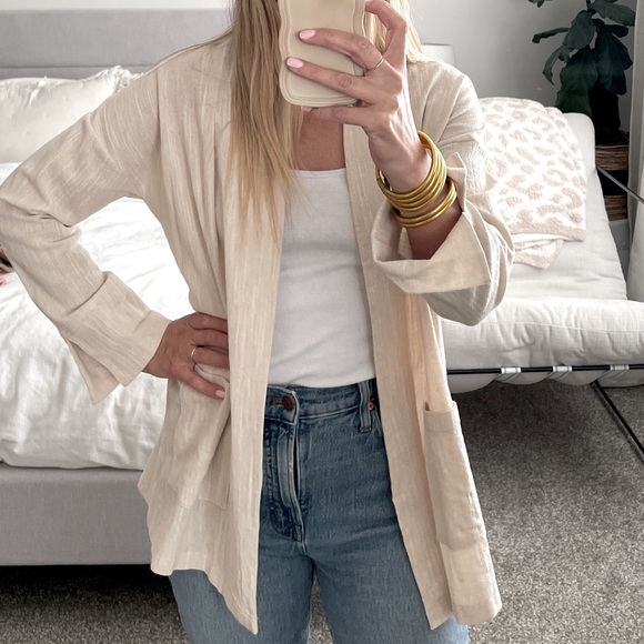 Roolee linen blazer, worn once! Amazing condition - Picture 1 of 5